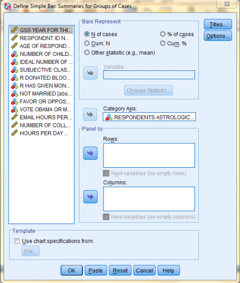 SPSS Screenshot