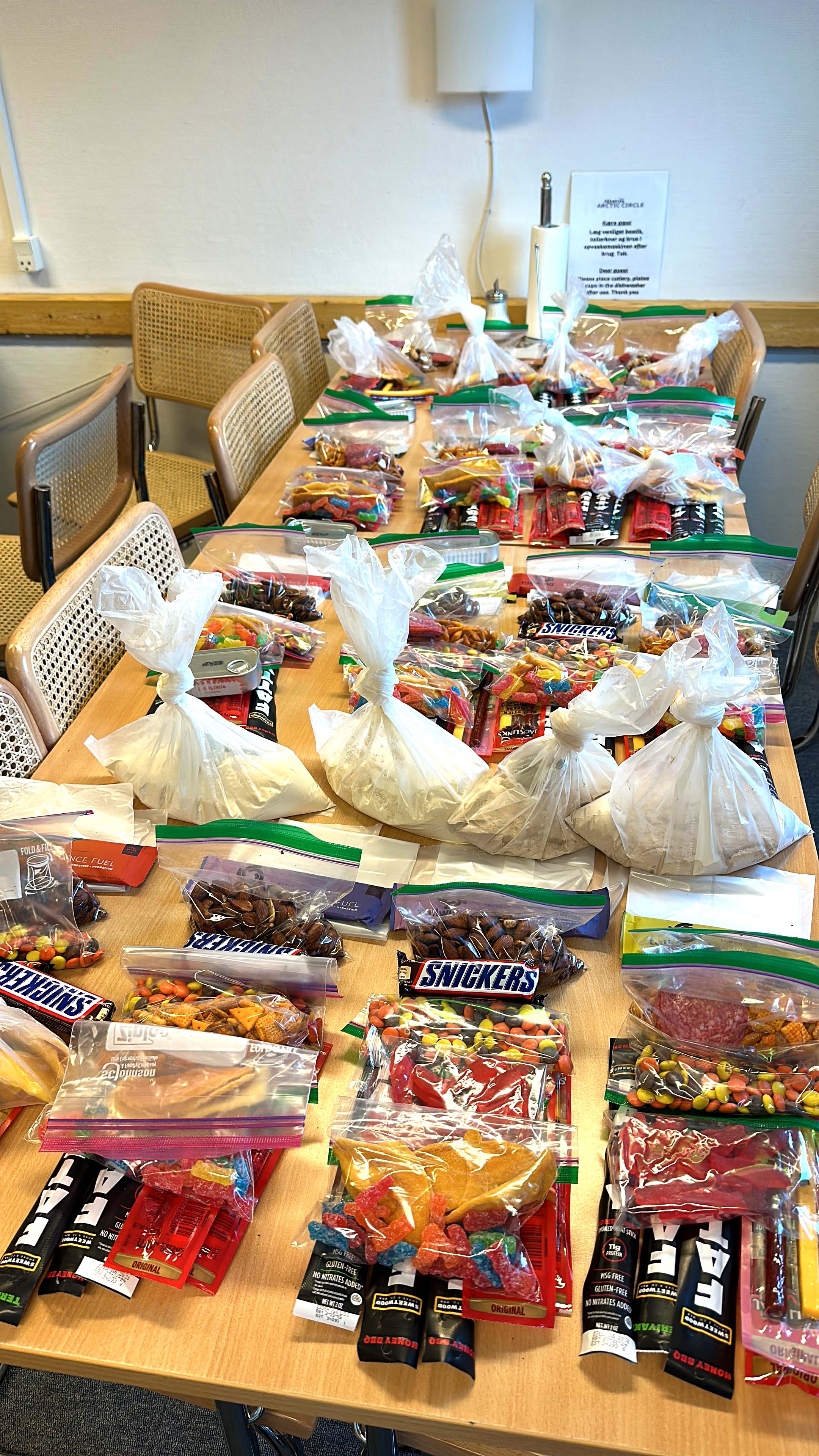 Monet's South Pole food rations