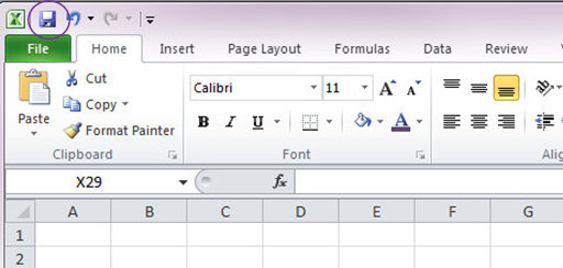 Excel screenshot