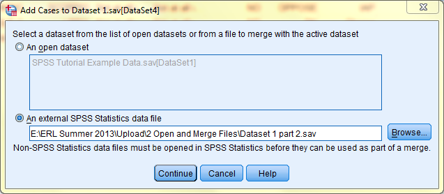 SPSS screenshot