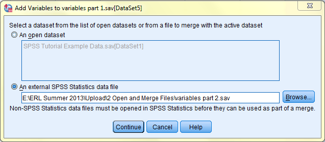 SPSS screenshot