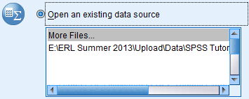 SPSS screenshot