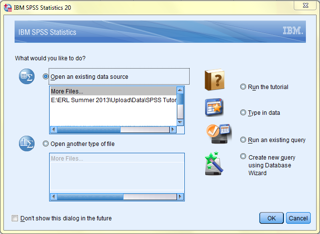 SPSS screenshot