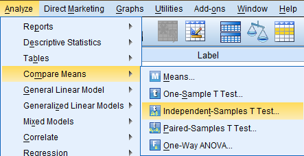 SPSS Screenshot