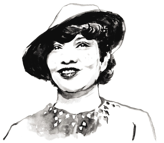 illustration of Zora Neale Hurston