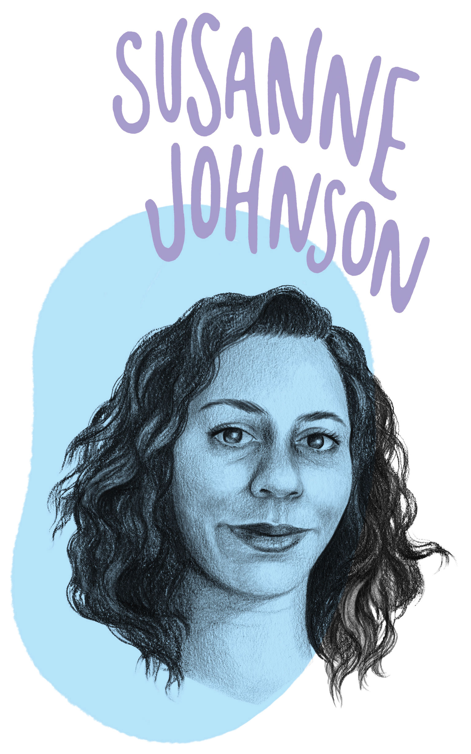 Susanne Johnson Portrait Illustration