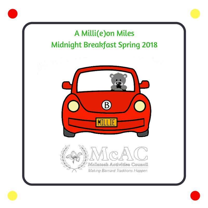 McAC presents Midnight Breakfast A Milli(e)on Miles Barnard College