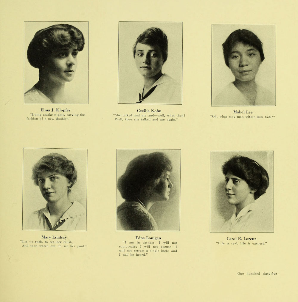 Motarboard featuring six different photos of women