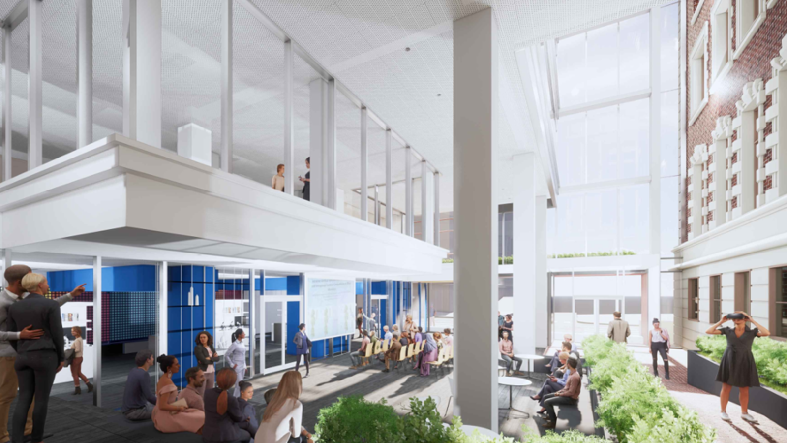 A rendering of Altschul Hall renovations