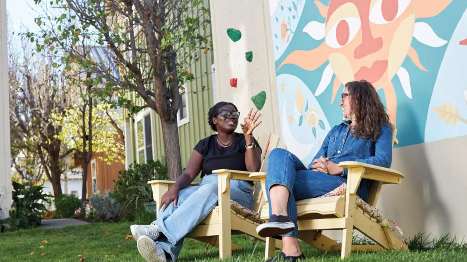 Alicia Simba ’19 and Courtney E. Martin ’02 in conversation