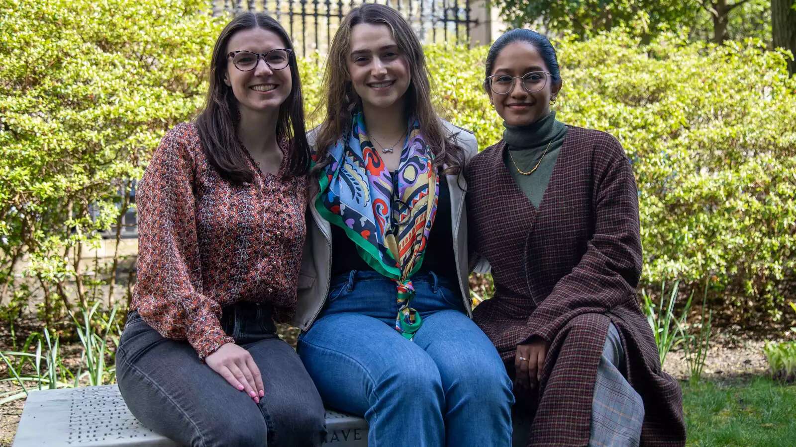 Three alumnae from Class of 2020