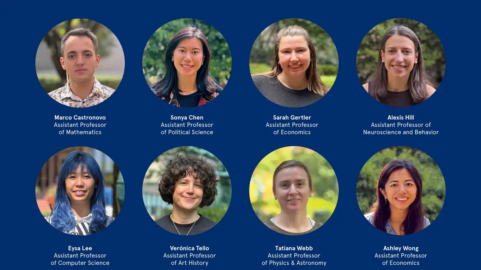 A look at some of Barnard's new faculty
