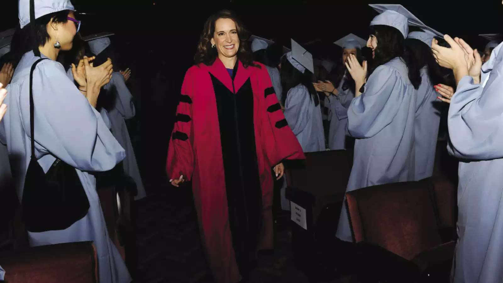 President Debora Spar at Commencement