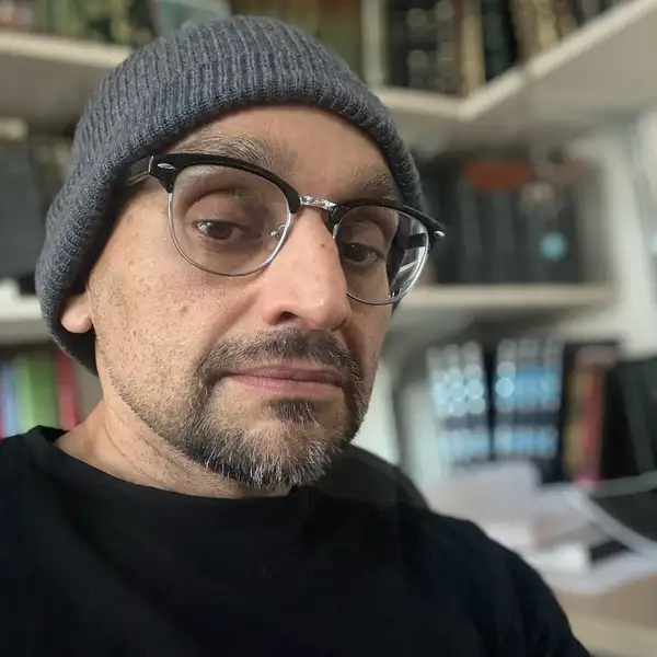 Photo of Professor Najam Haider in his office