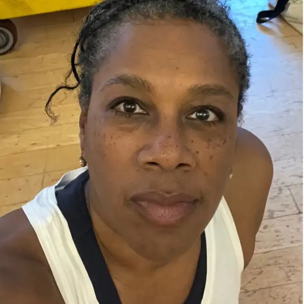 Woman with White Tank Top