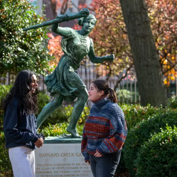on campus