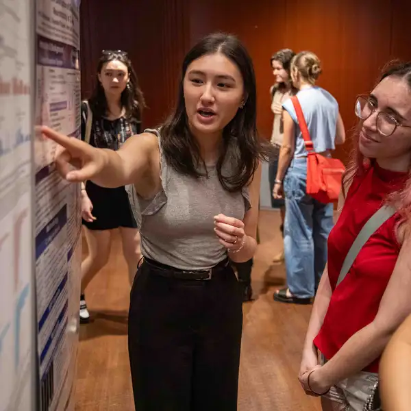 students poster session