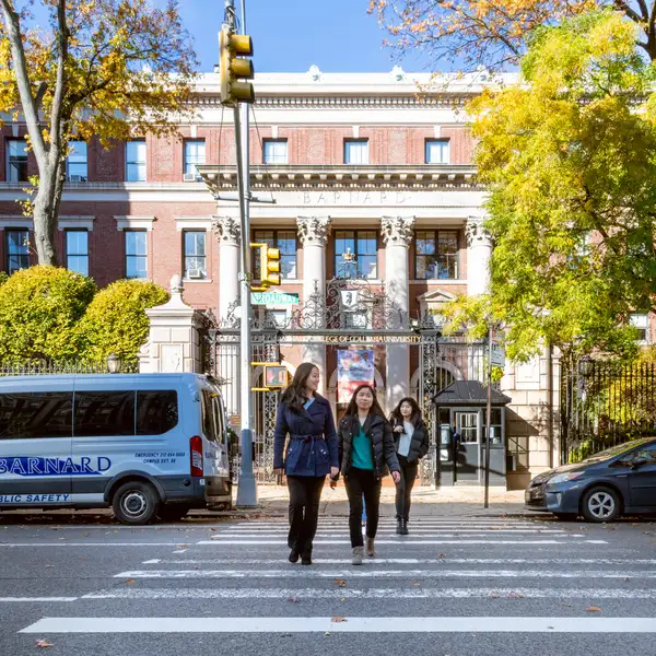 students outside of campus