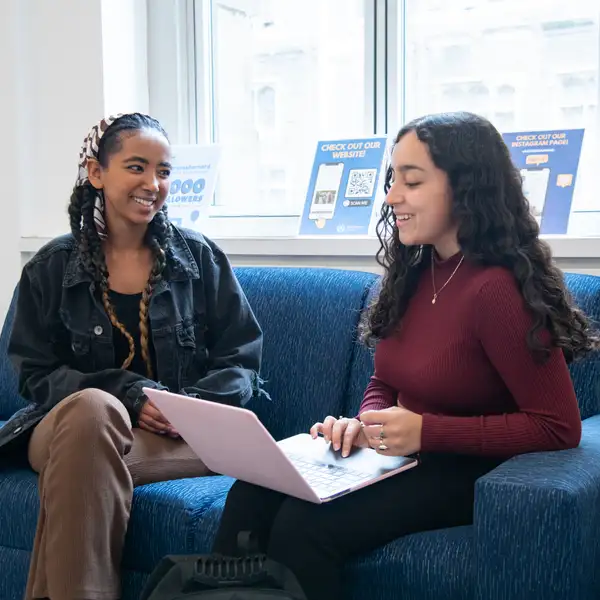 Students talking