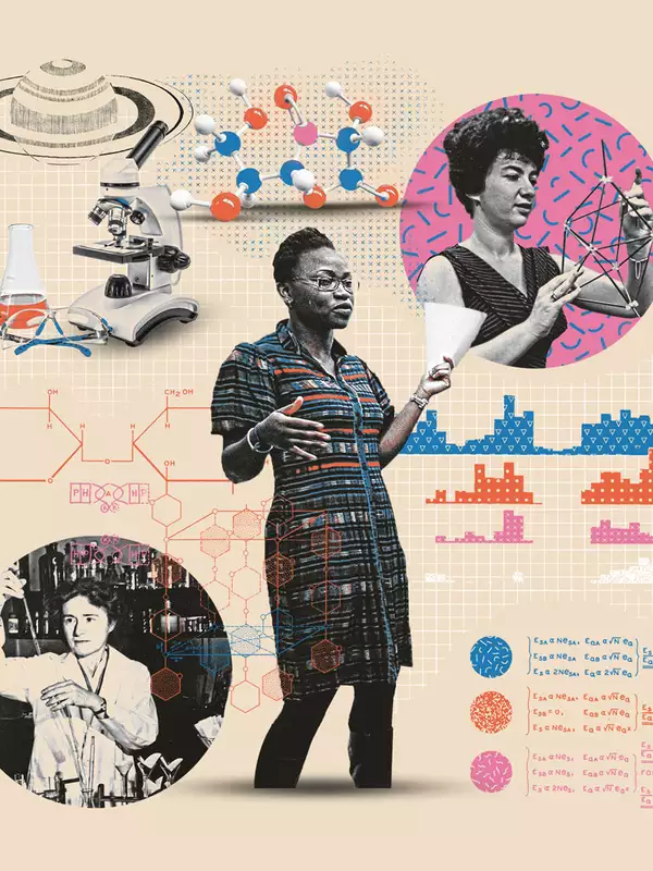 stem graphic on beige