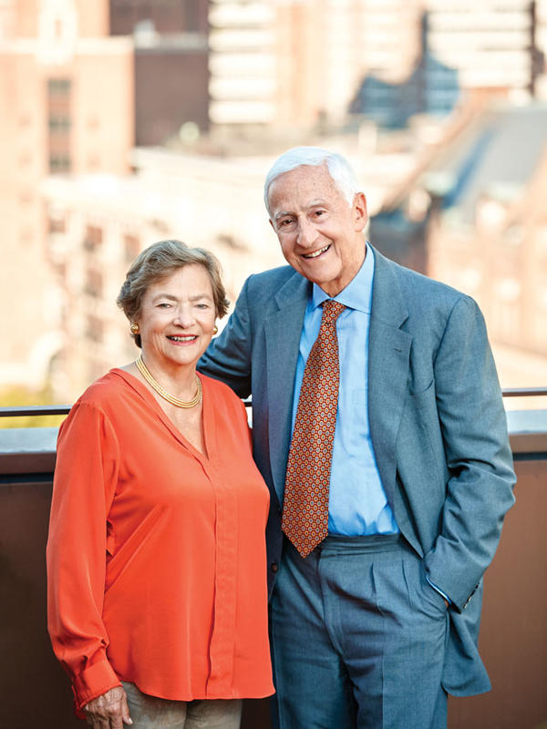 Photo of Diana T. Vagelos ’55 and Dr. P. Roy Vagelos
