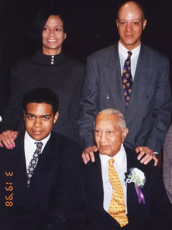 Akosua Barthwell Evans '68 and family-2