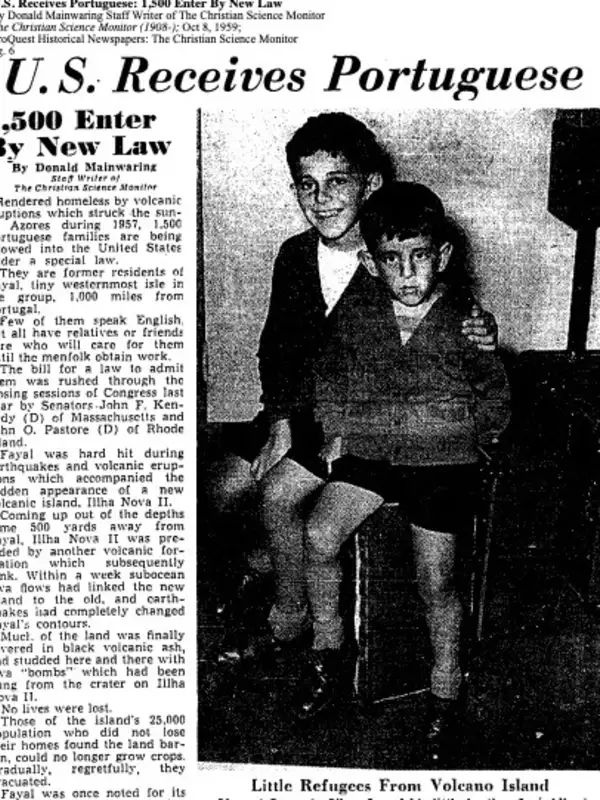 Azores newspaper clip