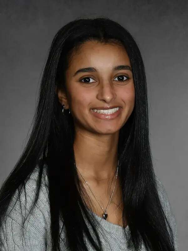 Girl smiling at camera