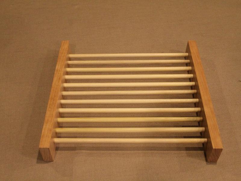 Wooden cooling rack.