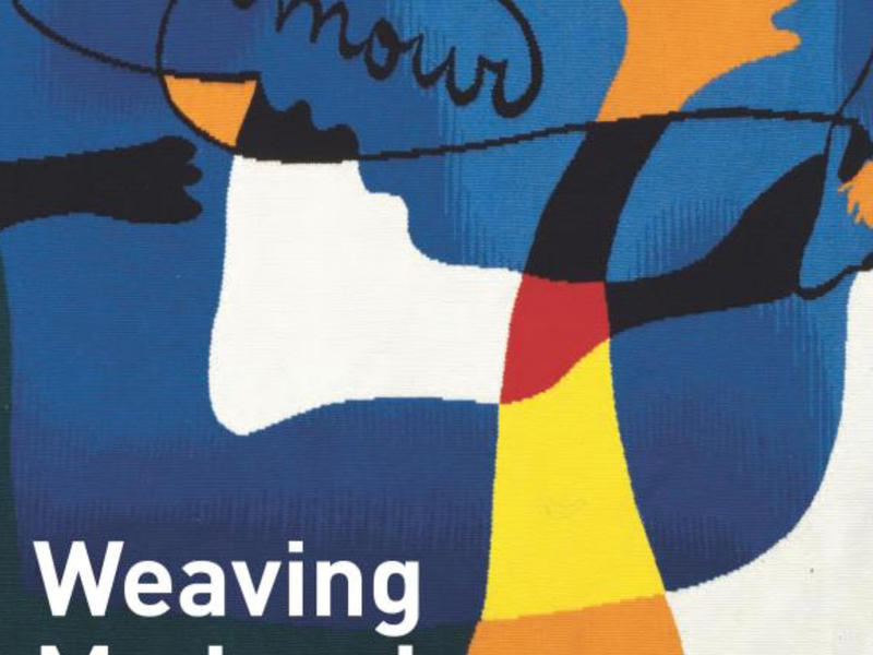 Book Cover of Abstract Art for "Weaving Modernism"