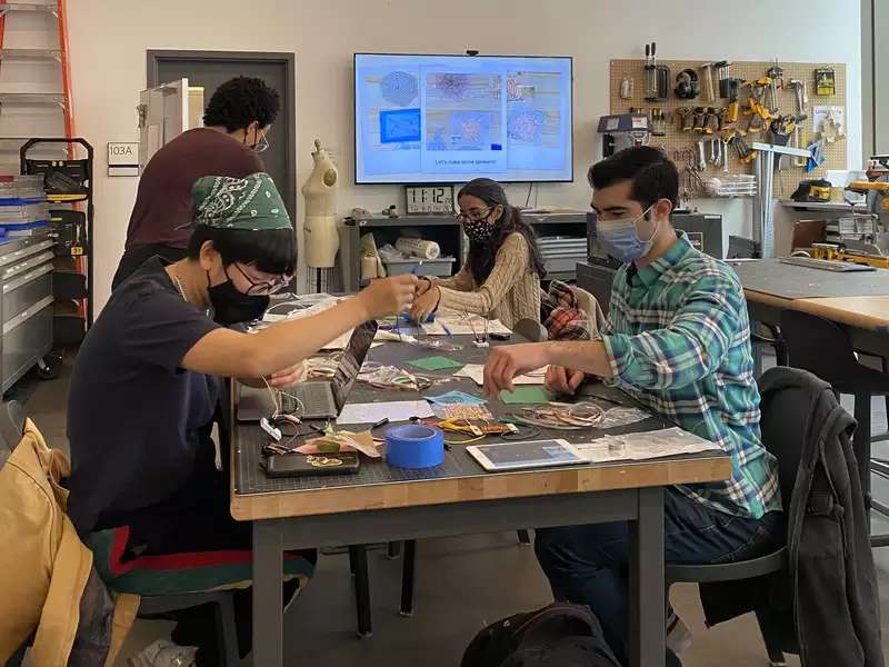 community teachers at a STEAM in the city design center workshop