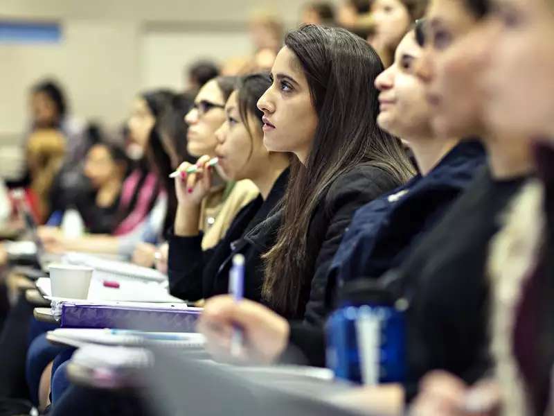 Lecture hall at Barnard