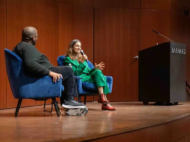 Jhumpa Lahiri onstage