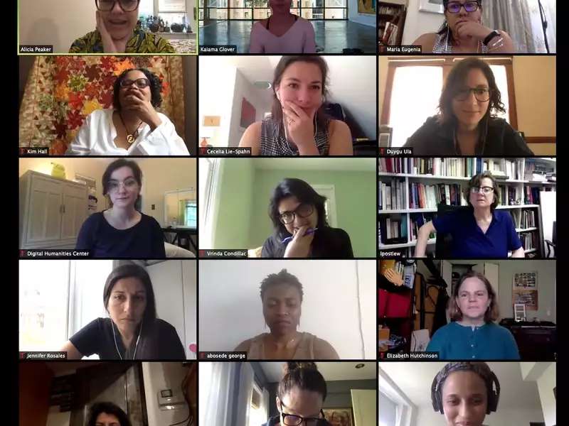 15 women on Zoom