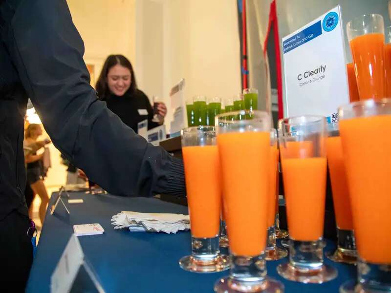 Image from a mocktail event sponsored by the Denise LeFrak ASAP program