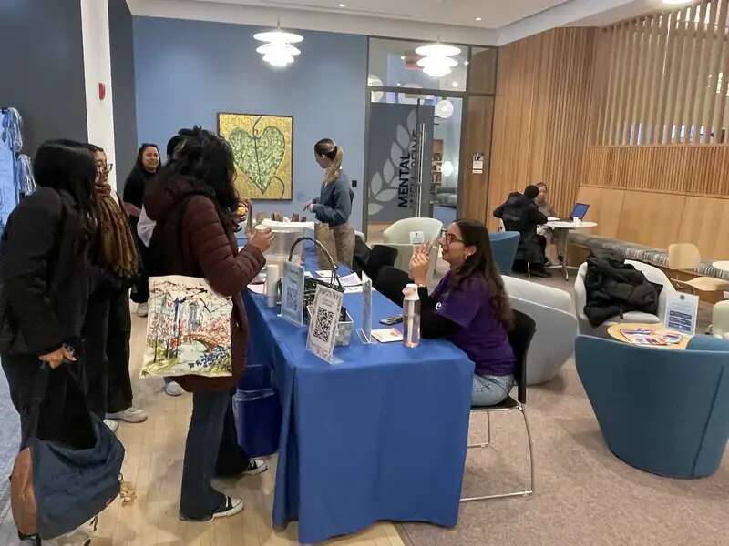 Tabling in Barnard Hall