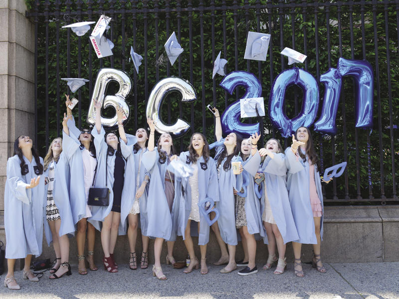 Barnard grads celebrate the 2017 commencement 