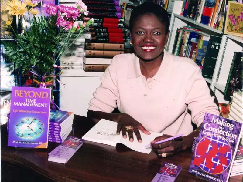 Jane Seated At Book Signing.jpg